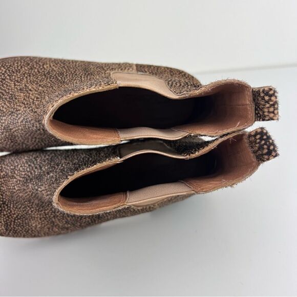 NWT Madewell the Ivy Chelsea boot mini dot ankle boots calf hair size 9.5 - Picture 10 of 13